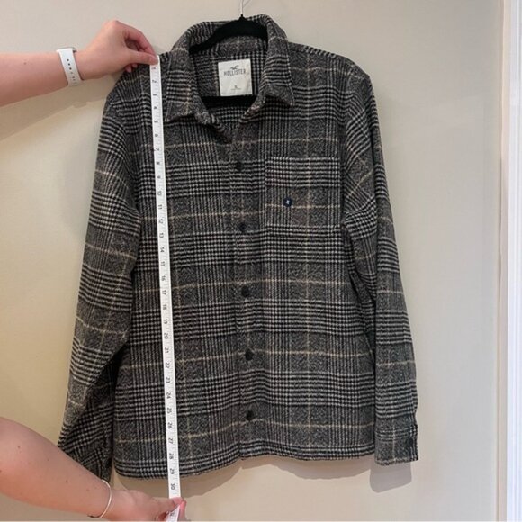 Hollister Plaid Flannel Jacket Top NWOT - Picture 5 of 6